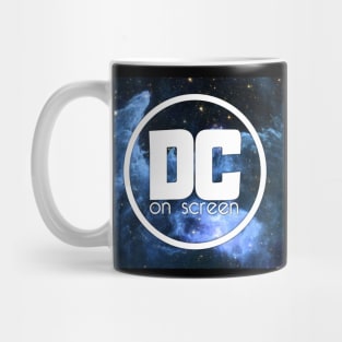 DC on SCREEN Podcast Logo (Blue Nebula) Mug